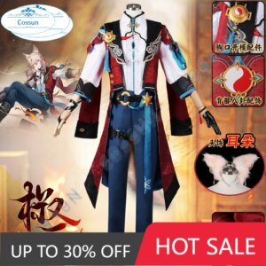 COSSUN Honkai: Star Rail Jiao Qiu Men Cosplay Costume Cos Game Anime Party Uniform Hallowen Play Role Clothes Clothing