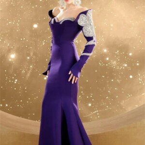 Luxurious Beaded Mother of the Bride Dresses 2025 Classic Long Sleeve Red Carpet Party Dress Formal Floor Length Gowns For Women