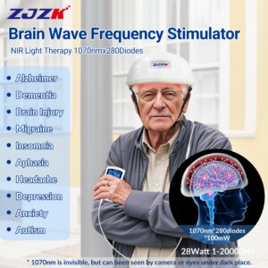 ZJZK 28W Gifts For People With Parkinsons Parkinsons For Men 1070nmx280diodes Dementia Therapy Anxiety Cerebral Thrombosis