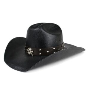 belt braid hard set four cowboy hat waterproof topper