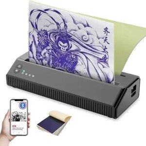 MHT-P8008 Newst Portable Bluetooth Thermal Tattoo Stencil Thermal Copier Machine Tattoo Transfer Machine