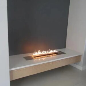 tuya wifi Electric alcohol kamin smart burner automatic fireplace ethanol 1200