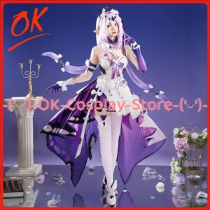 Castorice Cosplay Costume XS-XXL Game Honkai Star Rail OK-Cosplay Anime Roleplay Outfit Women Suit Dress Halloween Party Uniform