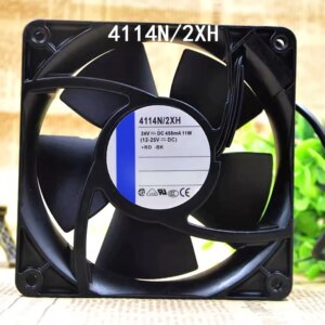 High-Airflow Axial 4114N/2XH 24VDC 11W 0.46A 120*120*38MM radiator Case cooling fan