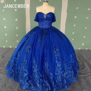 Women’s Sweetheart Quinceanera Dresses Ball Gown Short Sleeves Sweet 16 Dresses for Teens vestido de 15 quinceañera WC019