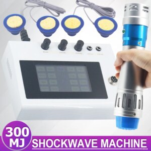 300MJ Shockwave Therapy Machine New Effective Body Pain Relief Relaxation For ED Treatment Professional Shock Wave EMS Massager