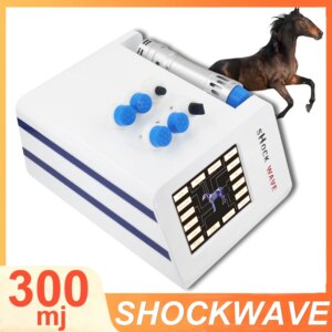 300MJ Animals Shockwave Therapy Machine Pain Relief Fatigue Relax Muscle Horse Veterinaria Massage Therapy Device