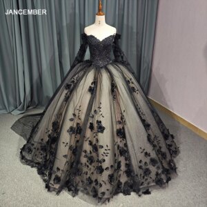Black Off The Shoulder Quinceanera Dress 2025 Beaded Prom Dress Ball Gown Sparkly Bow Luxury Sweet 16 Robe De Bal Customized