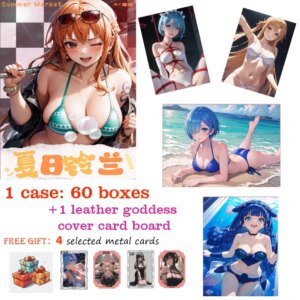 Goddess Story Summer Lily Of the valley Card Booster Box Girl Party Swimsuit Game Card Kids Table Toys For Family Card