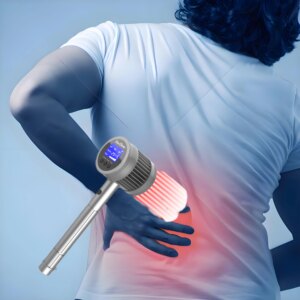 Low Level Cold Laser Treatment Physiotherapy Red Light Massager 650Nm 808Nm Best Use For Pain Relief As A Great Home Gift