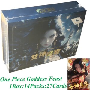 New Secret Card Cultural One Piece Goddess Feast Collection Cards Anime Luffy Sanji Nami TCG CCG Popular Cartoon Booster Box