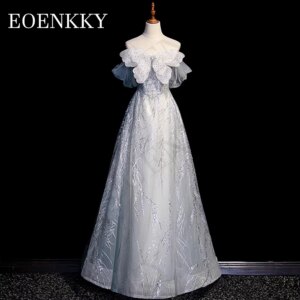 EOENKKY Off Shoulder A Line Prom Dresses 2025 Fairy Luxury Butterfly Evening Dress فساتيني سهرة فخمة جدا هاي كوالتي Customized