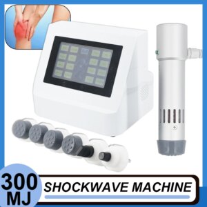 300MJ Shockwave Therapy Machine Smart Touch Screen Shock Wave Device Effectively Relieve Lower Back Pain Home Use Massager