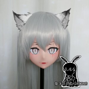 (RK417)Top Quality Handmade Female Resin Cosplay Japanese Role Play Kigurumi Mask Crossdresser Doll Transgender Mask