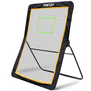 Volleyball Bounce Back Net 5×7 Ft Volleyball Lacrosse Ball Rebounder Basketball Volleyball Bounce Back Net
