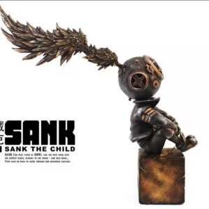 Sank Toys Sank The Child Little Sank The Wind Rise Obsidian Resin Painted Collection Figurine Figure Model Statue