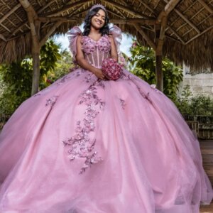 Pink Quinceanera Dresses Off Shoulder Ball Gown Sweet 16 Dress Applique Lace Bow Beading Crystal Tull Birthday Party Vestidos 15