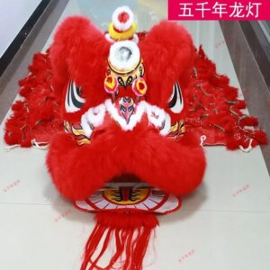 Wool South Lion Head Lion Dance Prop South Lion Awakening Smiling Face North  Foshan