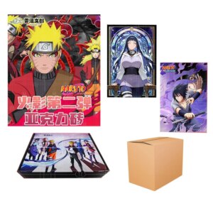 Wholesales Naruto Anime Cards Crystal Brick TCG Card Sasuke Uzumaki Ninja World Kid’s Gift Playing Card Toy