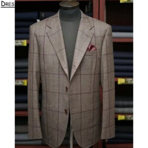 Formal Checked Wedding Suits Men’s Business Suit 2 Pieces (Jacket+Pants) Man Tuxedo Groom Wear