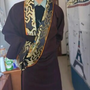 Winter New Tibet Tibetan Costumes Robe Dance Costume Guo Zhuang Clothing Ethnic Style