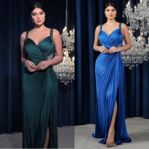 Customized Jersey Pleat Quinceanera Straight Off-the-shoulder Bespoke Occasion Gown Midi Dresses