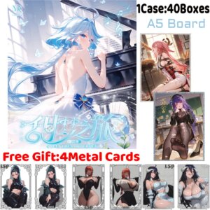 Sweet Dream Journey 2 A5 Board Cards Rare Peel Number Collection Sexy Waifu Cards ACG Girls Booster Box Hobbies Gifts