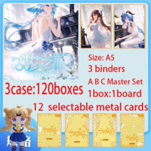2025New A5 Size Goddess Waifu Boards Sweet Dream Journey Wave 2 Doujin Booster Box Hobby Game Card Spicy Rare Card ToyAnd Gifts