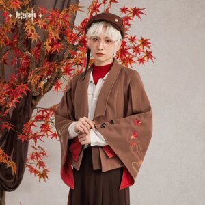 Presale GS Impact Official Merch Kaedehara Kazuha Casual Coat with Mini Acrylic Stand Ship in 2024.12 Please Extend Time