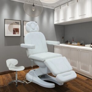 CE Certificate Electric 4 Motors Adjustable co smetic Tattoo Chair be auty Spa Salon Facial Bed