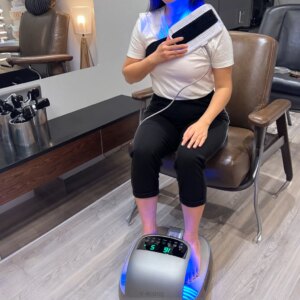 Plus Version Smart PEMF Electric Terahertz Therapy Heated Massage Device Foot Massager With IMD Display Screen