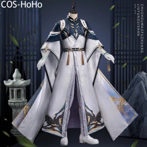 COS-HoHo Love And Deepspace Zayne Game Suit Gorgeous Handsome Uniform Cosplay Costume Halloween Party Role Play Outfit Men