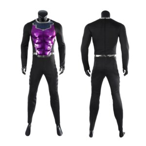 Gambit Cosplay Costume Men Battle Suit Leather Long Trench Vest Pants Set Halloween Carnival Outfits