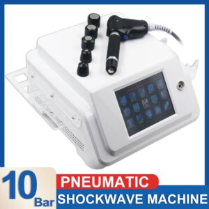 10Bar Pneumatic Shockwave Therapy Machine ED Treatment Body Massage Shock Wave Instrument Pain Relief Tennis Elbow Neck Waist