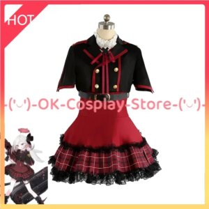 [Custom Made] Asagi Mutsuki Cosplay Costume Game Blue Archive Cosplay Dress Suit Anime Clothing Halloween Carnival Uniform
