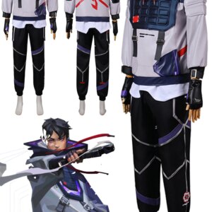 ISO Cosplay Fantasia Game Valorant Disguise Adult Men Roleplay Outfits Male Fantasy Halloween Carnival Party Clothes