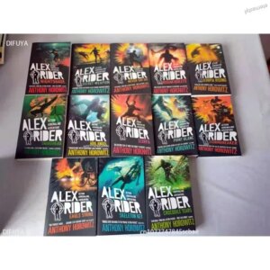 13 Books English Novel AlexRiderTheBookCollection English Books for Children The Complete Alex Rider Anniversary Collection