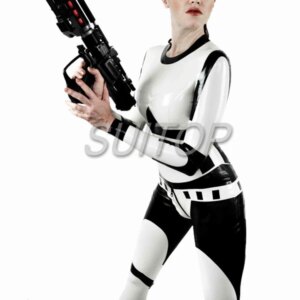 adult rubber body suit latex catsuit woman