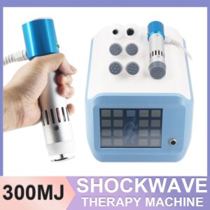 300MJ Shockwave Therapy Machine With 7 Probes Deep Body Massage Relieve Sport Injurys Limb Muscle Pain ED Treatment Massager