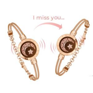 Totwoo Matching Friendship Stainless Steel Bracelets Bluetooth Jewelry Emotional Reminder Gift for Mother Long Distance Friends