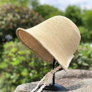 Artistic simple fisherman hat woman thin fashion holiday