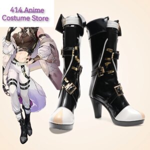 New  Game Cosplay Shoes Nucarnival Kuya Boots Halloween Aksesori Dibuat Sesuai Pesanan