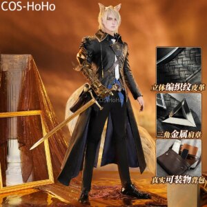 COS-HoHo Arknights Mlynar Game Suit Handsome Uniform Gorgeous Cosplay Costume Halloween Carnival Party Role Play Outfit Men