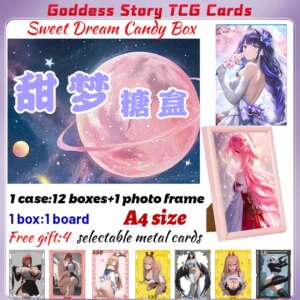 2025 Newest Sweet Dream Candy Box A4 Boards Waifu Acrylic Borad Anime Rare Hobby Collection ACG Girls