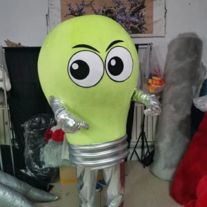 mascot light bulb mascot vegetable costume custom anime cosplay kits mascotte theme fancy dress carnival costume 40