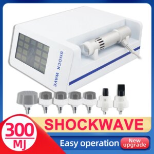 Shockwave Therapy Machine For ED Treatment Relieve Caput Femoris Pain Body Massage Physiotherapy 300MJ Shock Wave 