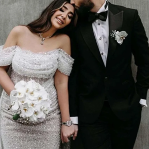 2024 Sexy Romantic Wedding Party Dresses Beads Court Train Sequin One Shoulder Evening Dresses Pretty Exquisite Prom Banquet