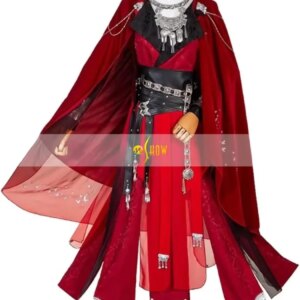 Hua Cheng Cosplay Costume Tian Guan Ci Fu Mens Red Cloak Full Set HanFu Outfit