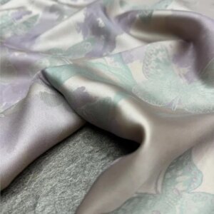 Early spring new silk transparent herbal dyed Hangzhou Luo shirt dress cheongsam Chinese-style clothing fabric