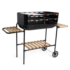 Hot Selling Good Quality Portable Outdoor Charcoal Bbq Grill Enameled Steel Construction